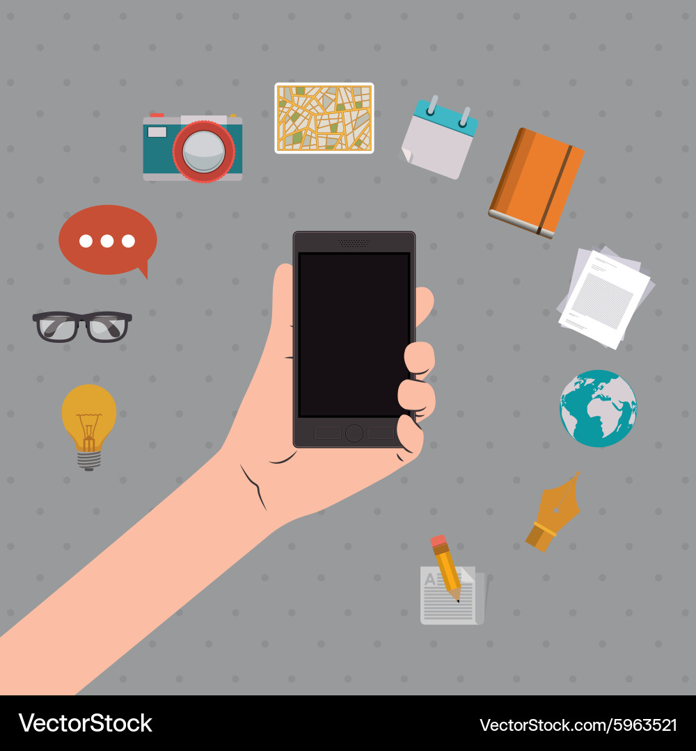 Blog design vector image
