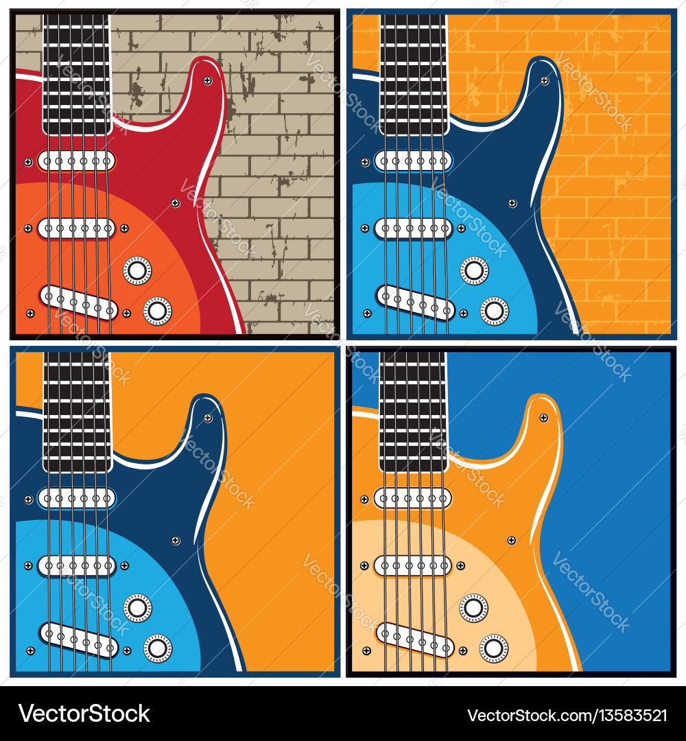 Stringless Guitar Vector Guitars Royalty Free Vector Image - VectorStock