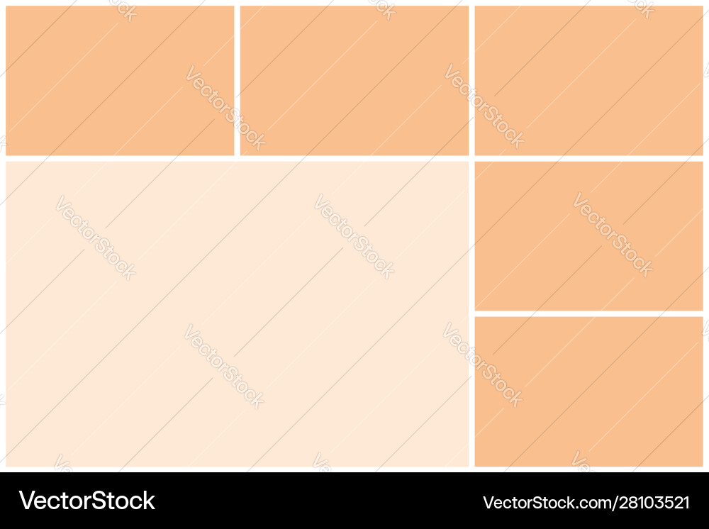 Photo collage pattern white frames colored Photo collage pattern white frames colored vector image
