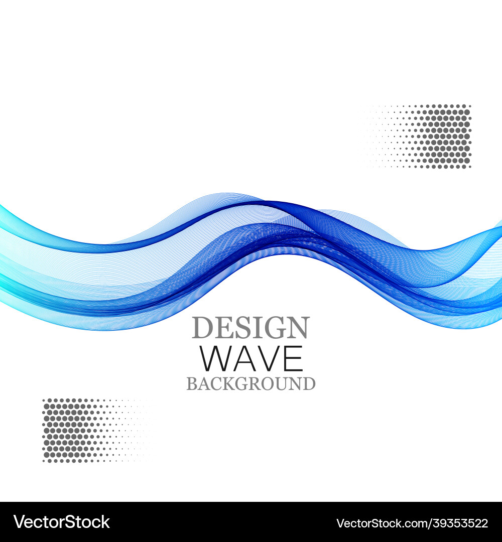 Abstract background with smooth color wave Abstract background with smooth color wave Vector Image