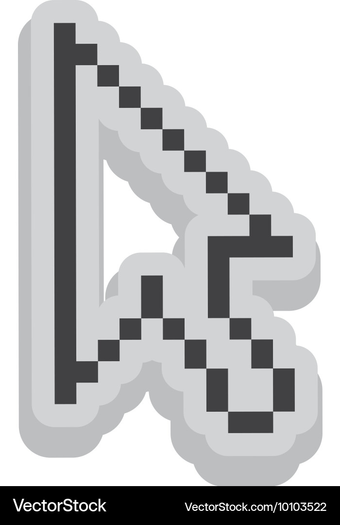 Arrows signal index icon vector image