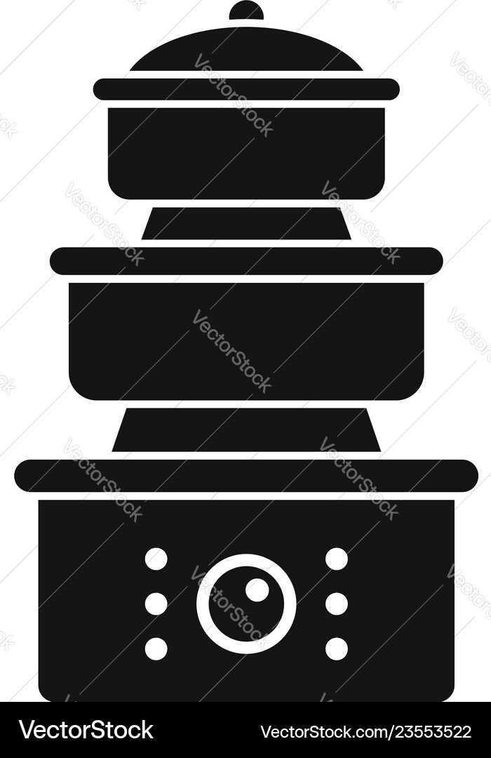 Cooker icon simple style Vector Image