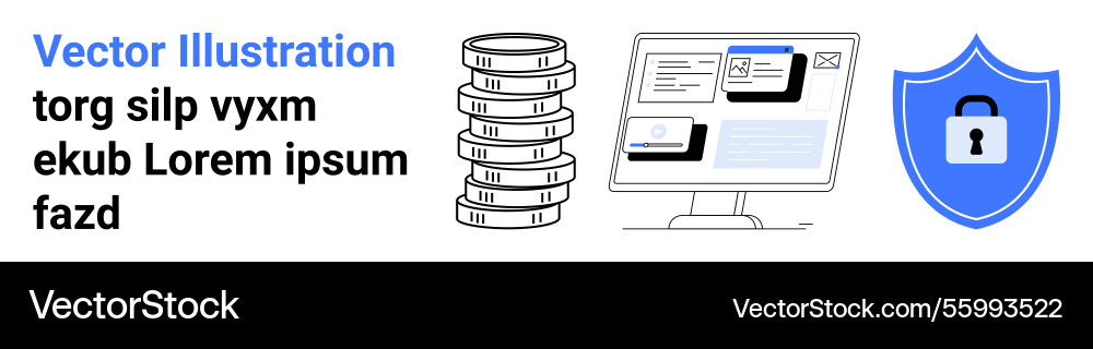 Data management system with secure encryption Data management system with secure encryption vector image