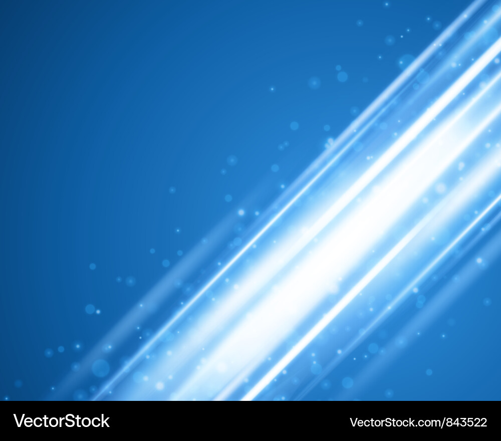 Dynamic Light Streams vector image