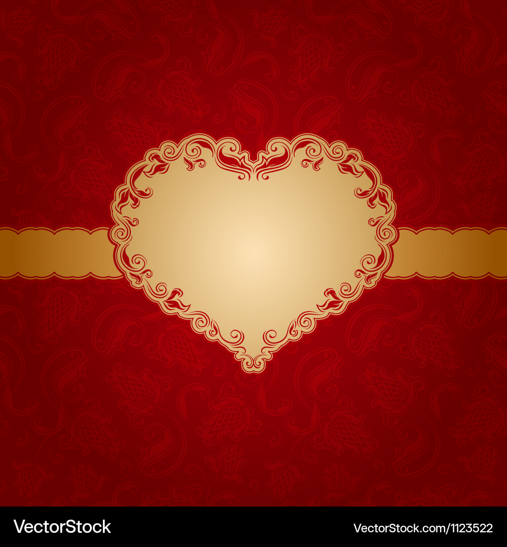 Template frame design for greeting card Vector Image