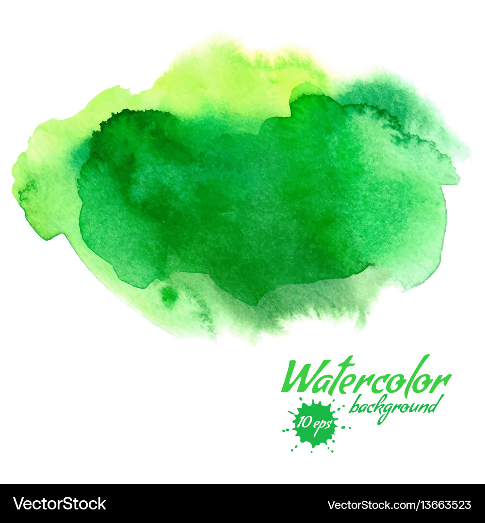Abstract Watercolor Splash Royalty Free Vector Image