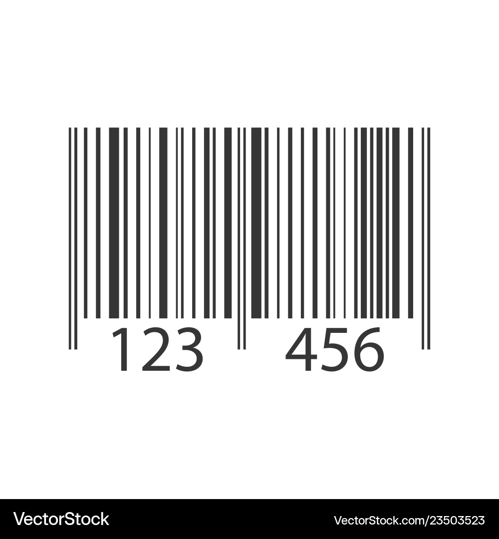 Concept barcode information strip code data Concept barcode information strip code data vector image
