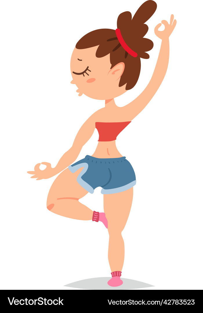 Fitness-Übung für Frauen Training Yoga Fitness-Übung für Frauen Training Yoga vektorbild