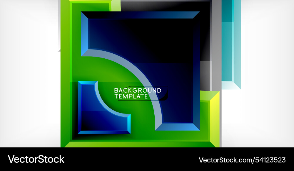 Square arrow shapes with round elements Square arrow shapes with round elements Vector Image