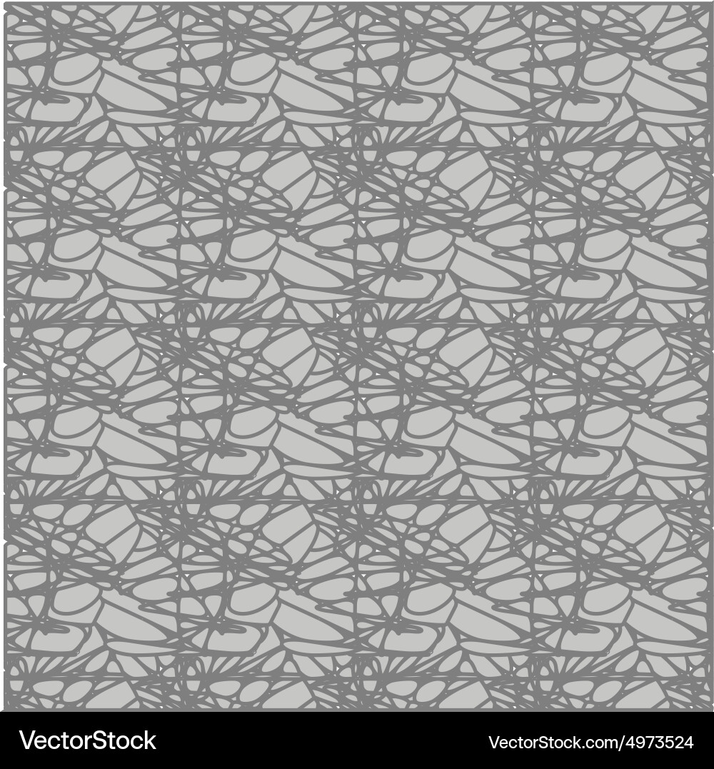 Abstract grey linear hexagonal seamless pat vector image