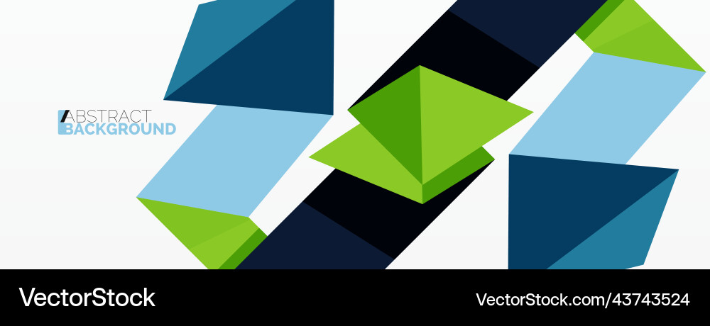 Abstract line and triangle background creative Vector Image