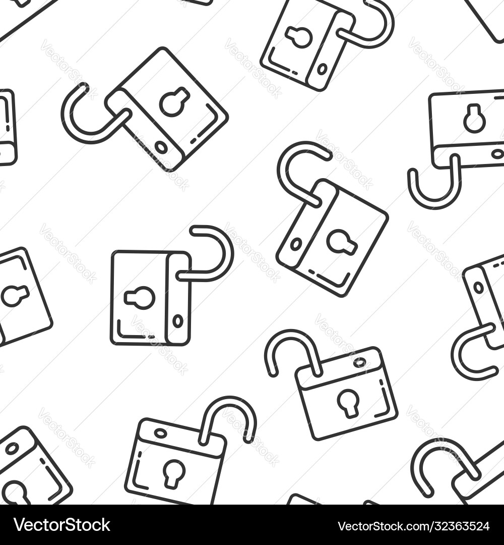 Locker icon in flat style padlock password Locker icon in flat style padlock password vector image