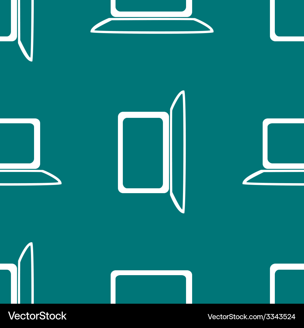 Notebook web icon flat design seamless gray vector image