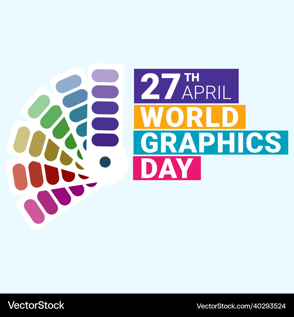 Text effect with multi-colour shade for a card Text effect with multi-colour shade for a card vector image