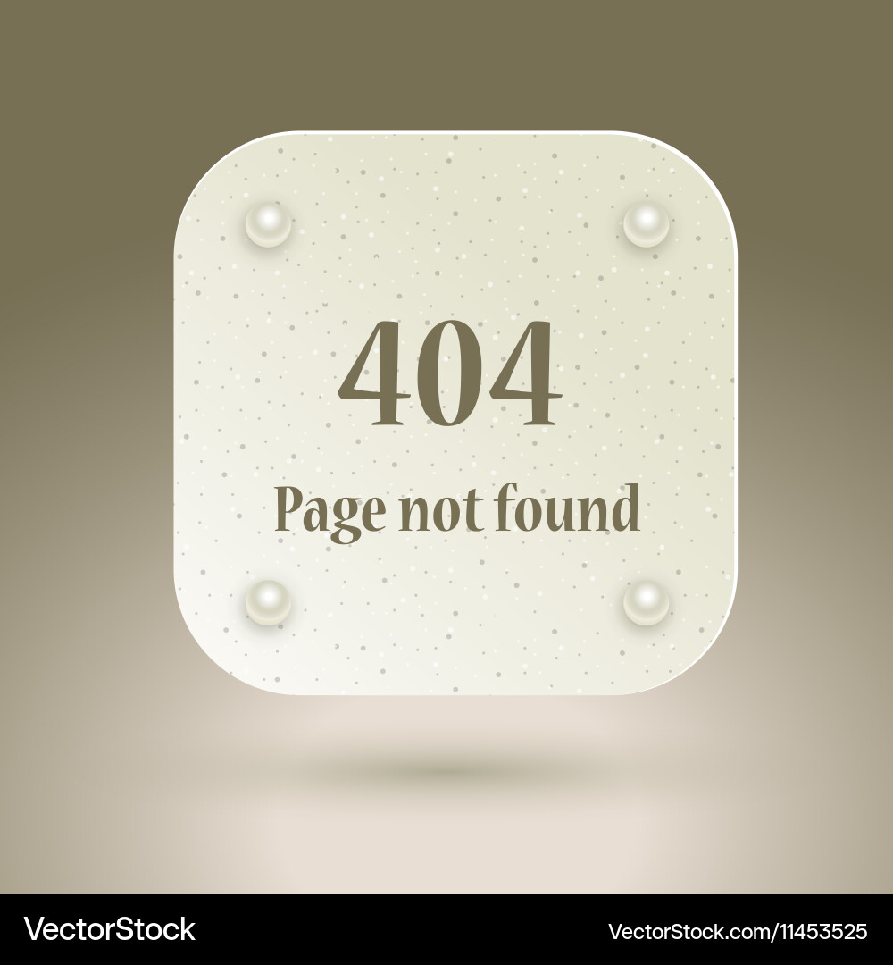 404 error file not found on website page vector image