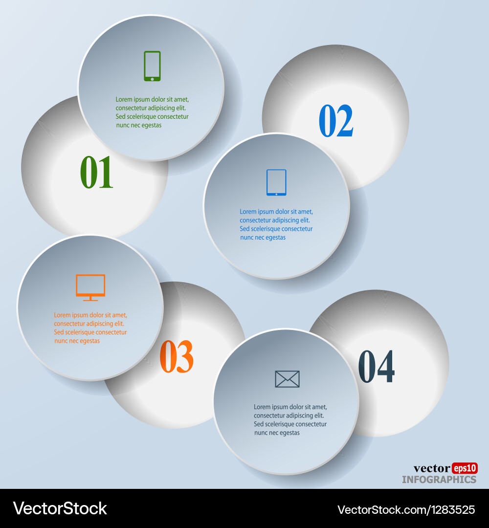 Internal and external data concept vector image