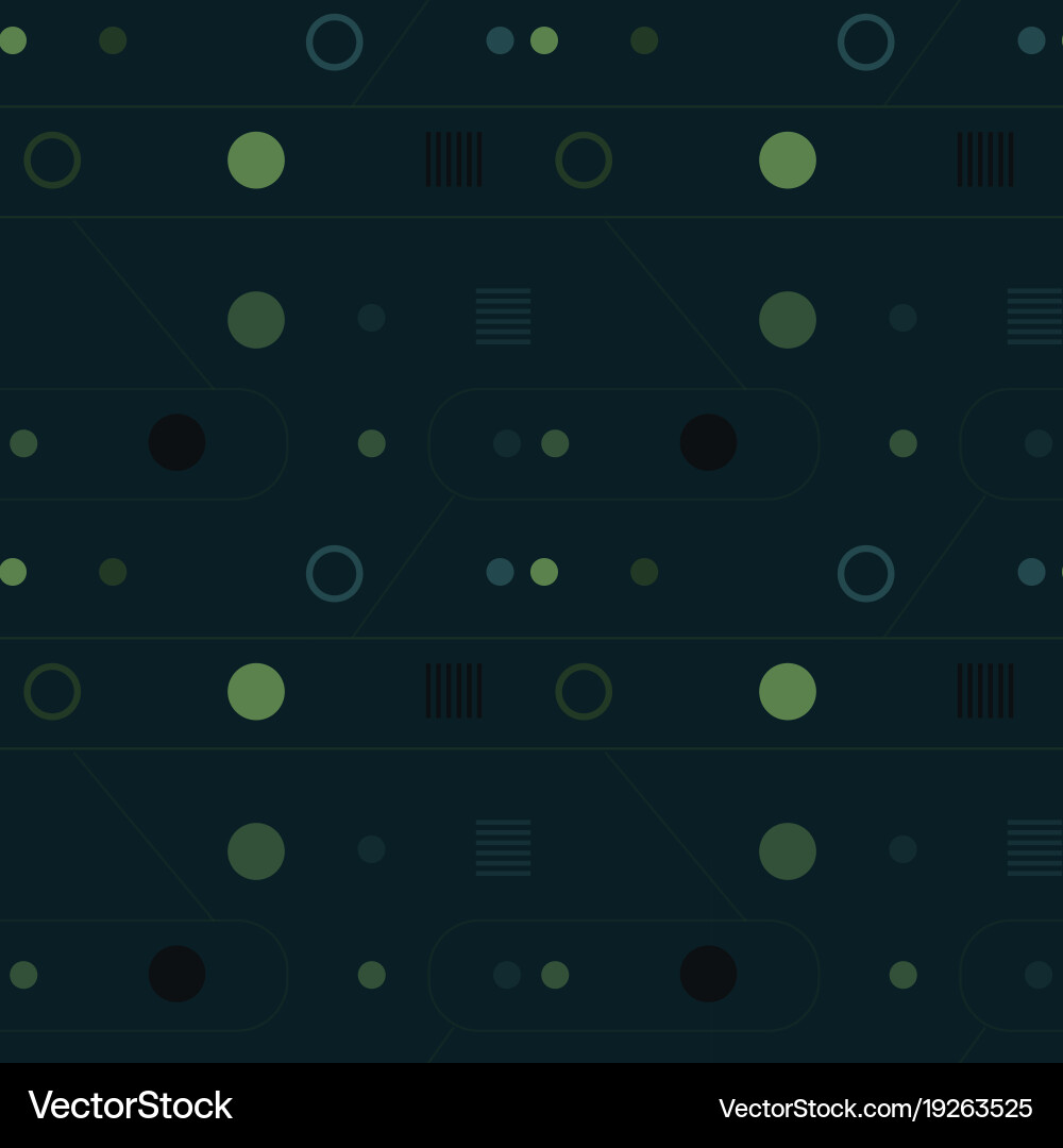 Mechanism and abstract interface seamless pattern vector image
