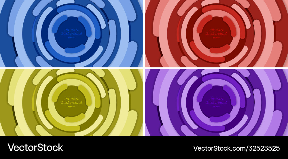 Set banner web template abstract background Set banner web template abstract background vector image