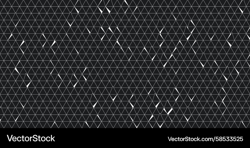Triangular Grid Pattern Vector Image