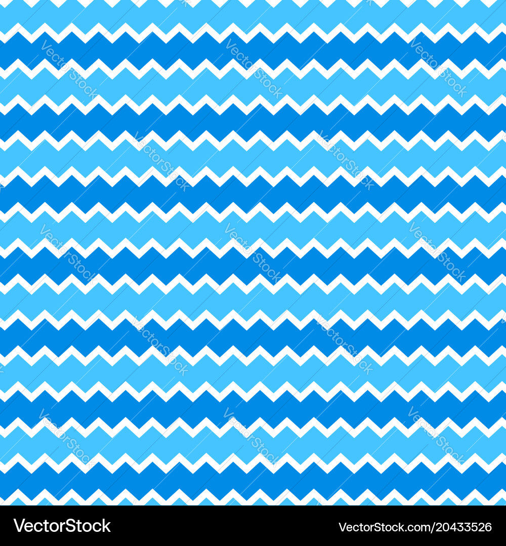 Abstract seamless pattern with zigzag waves Vector Image