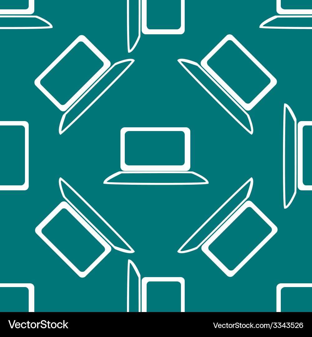 Notebook web icon flat design seamless gray vector image
