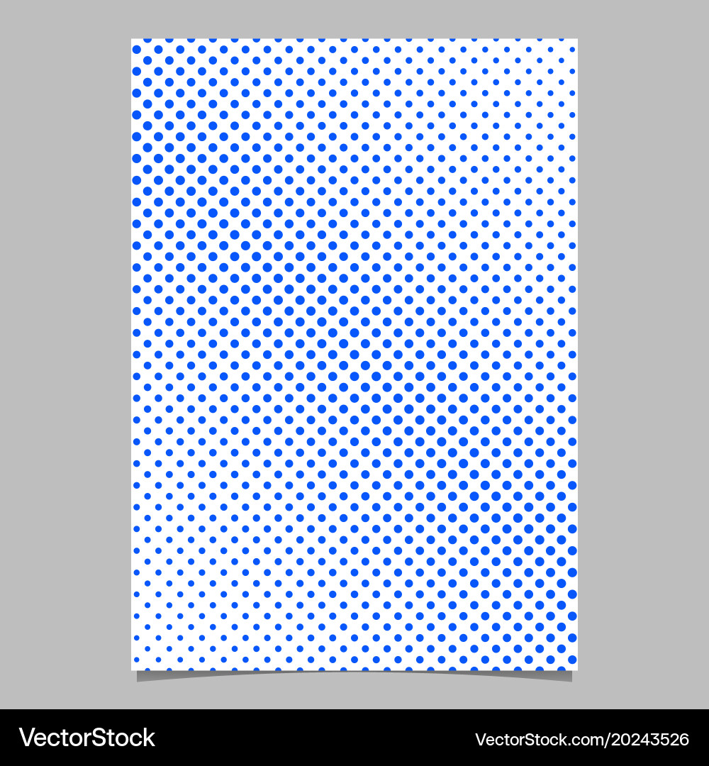 Retro abstract halftone circle pattern background vector image