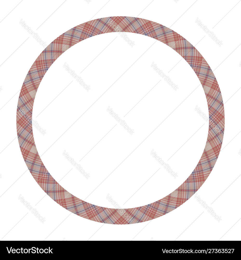 Circle borders and frames round border pattern vector image