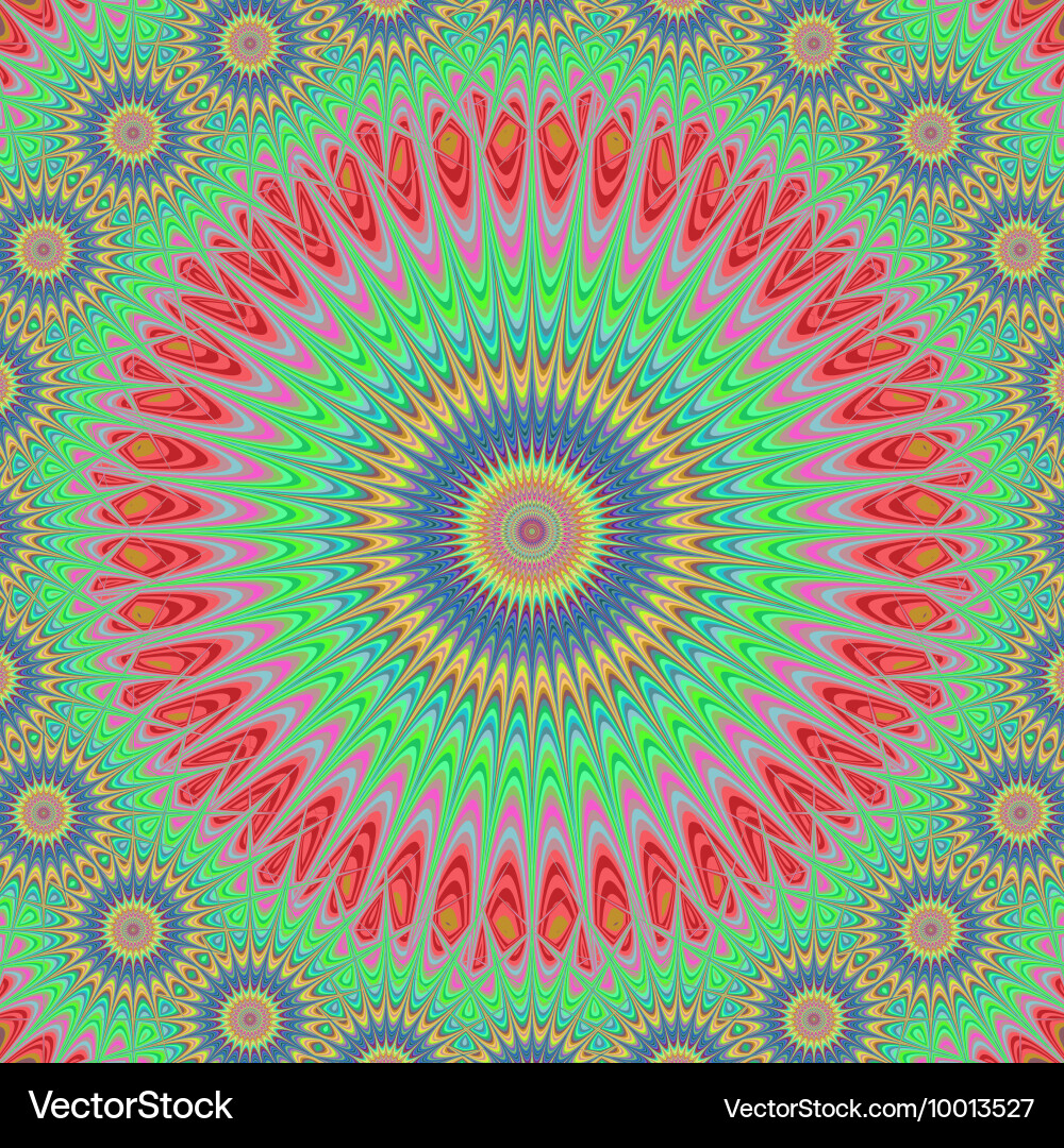 Fractal design patterned background vector image