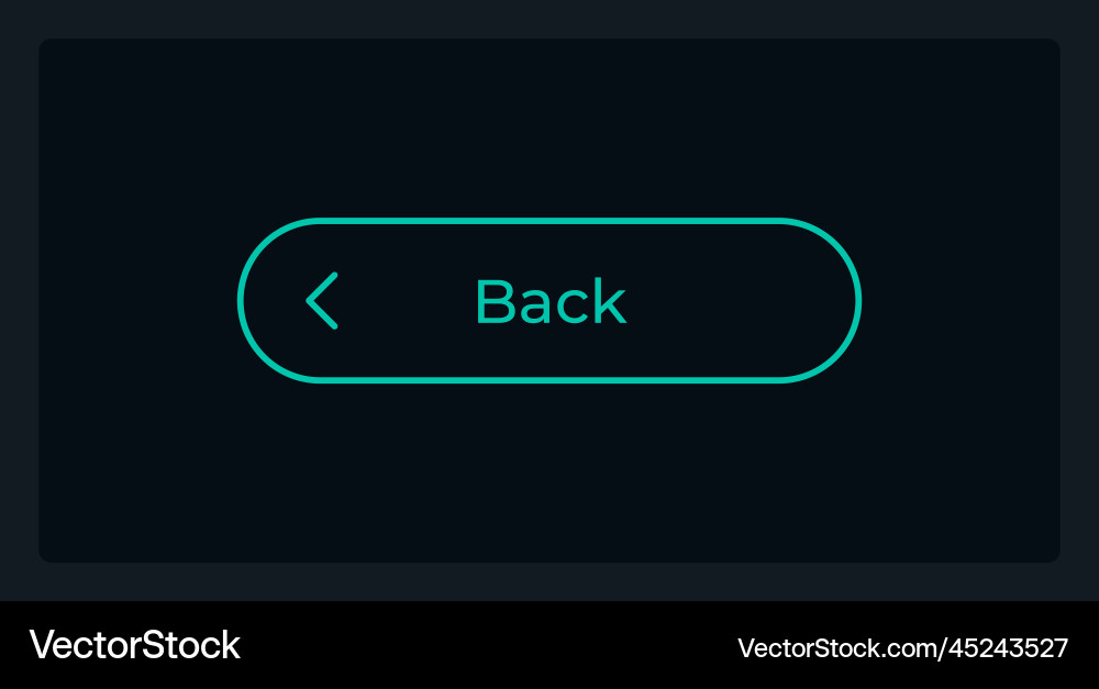 Hover Rückgabe-Taste ui Element Vorlage Hover Rückgabe-Taste ui Element Vorlage vektorbild