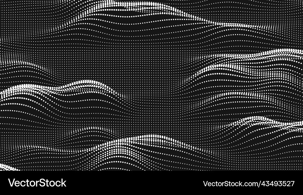 Point Wave Noise Texture Abstract Vector Image