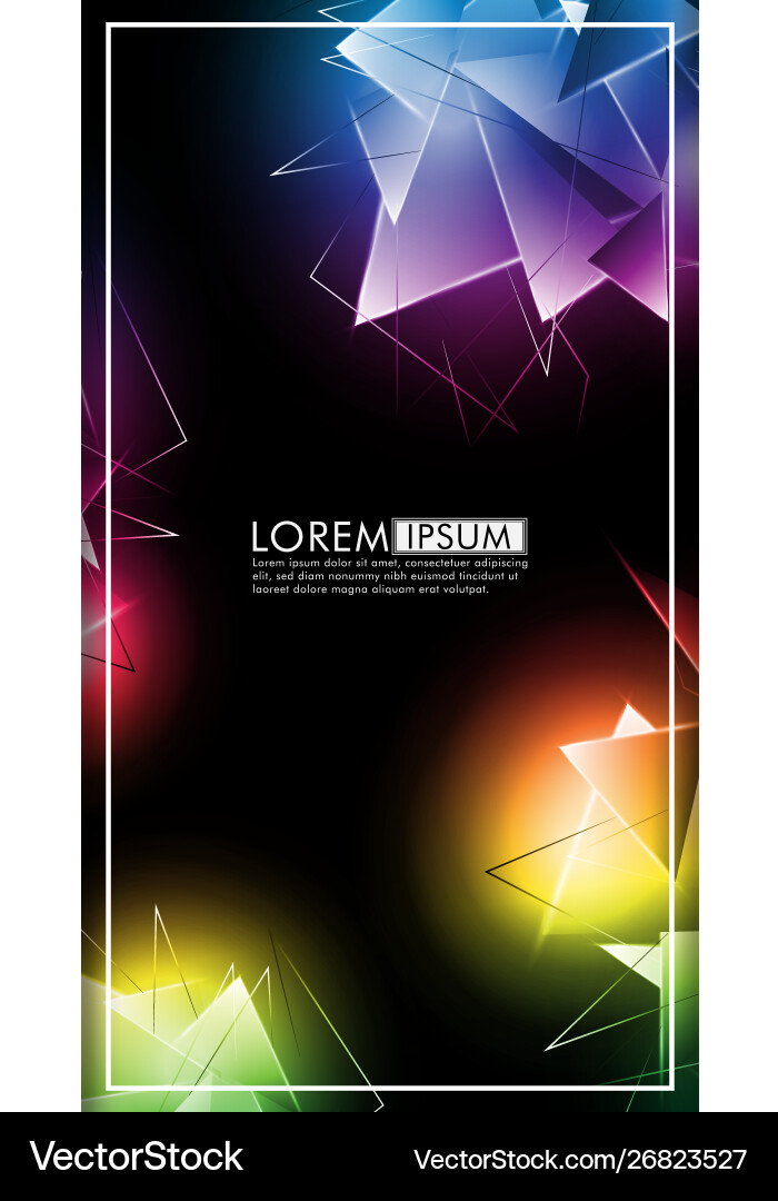 Vertical triangle background abstract composition Vertical triangle background abstract composition Vector Image