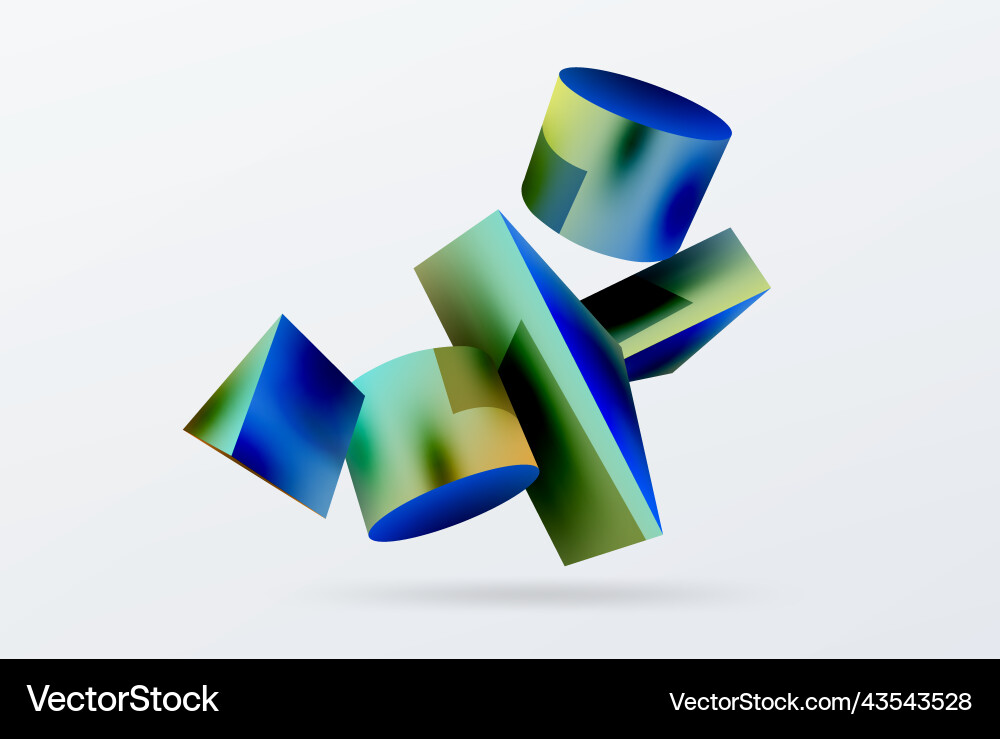 3d abstract background shapes triangle 3d abstract background shapes triangle Vector Image