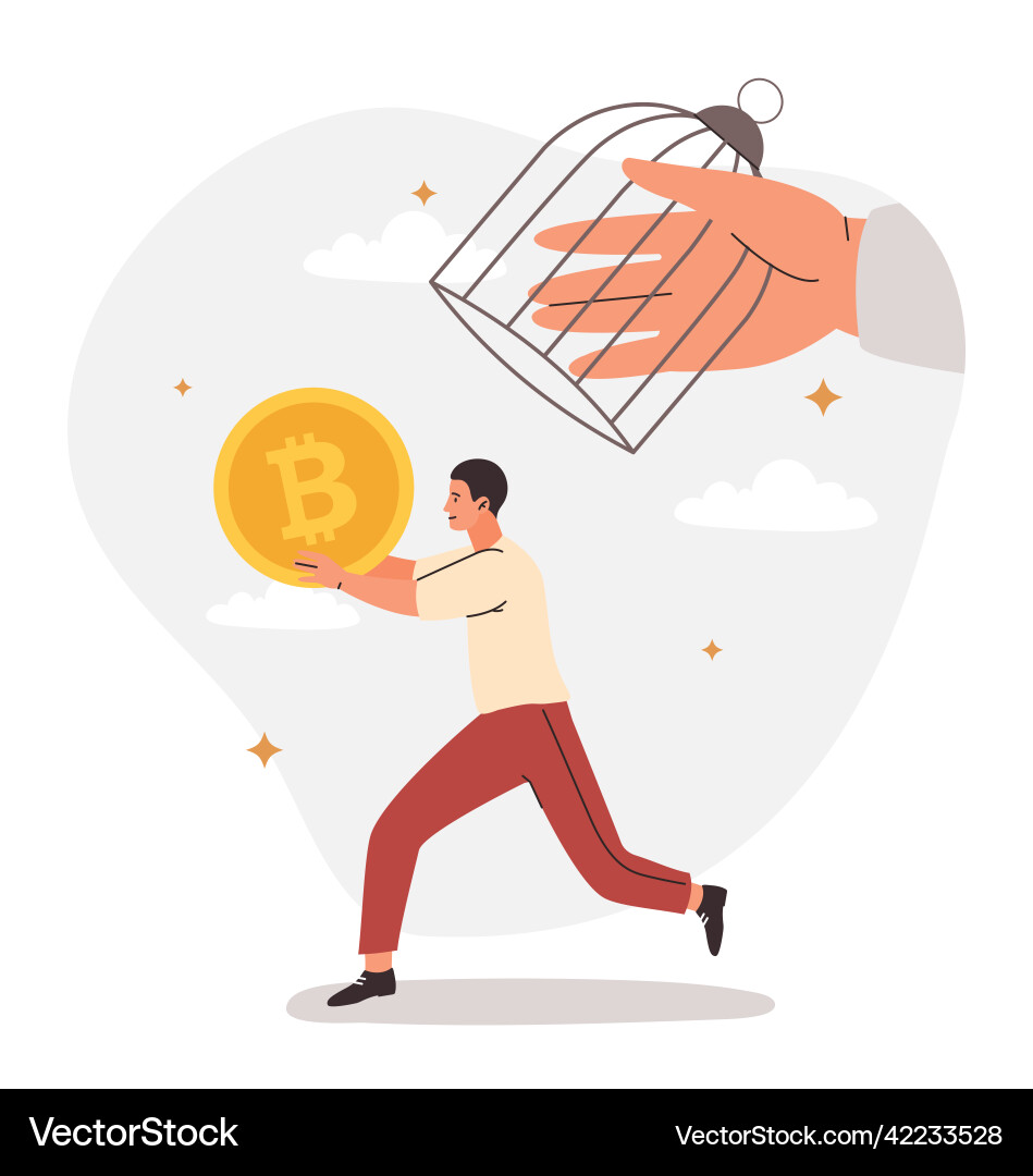 Crypto Control & Regulation – Royalty-Free Vector | VectorStock