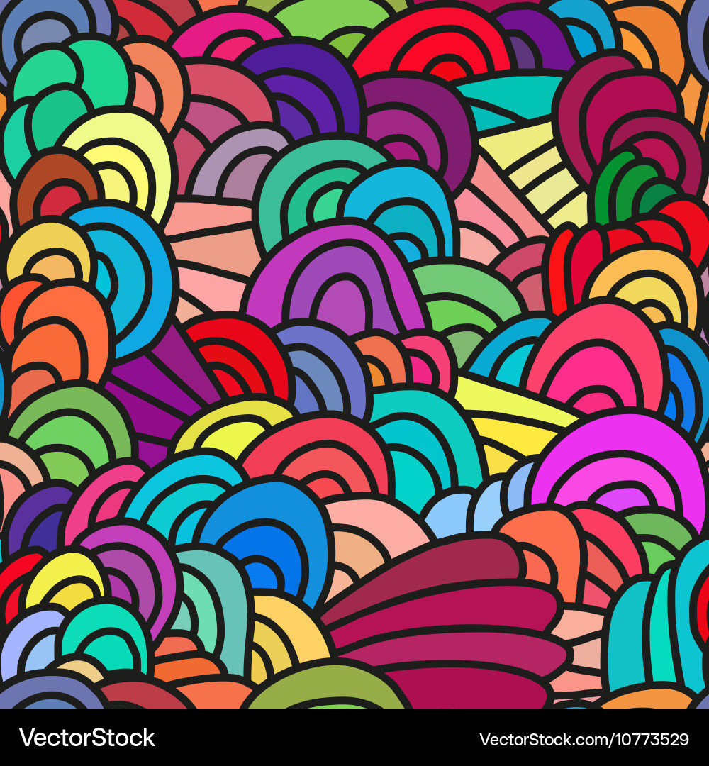 Abstract seamless patterns vector image