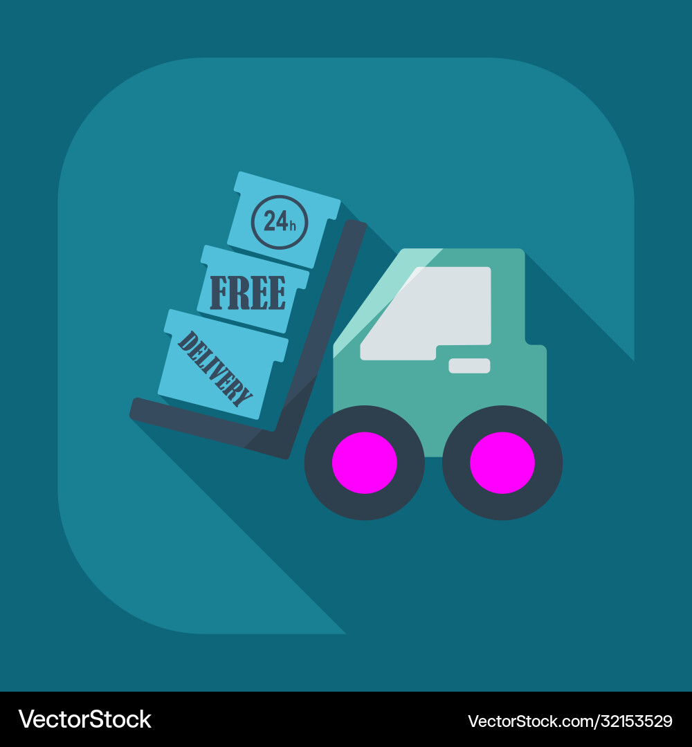 Flat modern design with shadow icons loader Flat modern design with shadow icons loader vector image