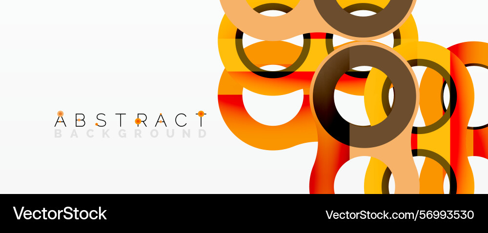 Abstract design features overlapping circles Abstract design features overlapping circles vector image