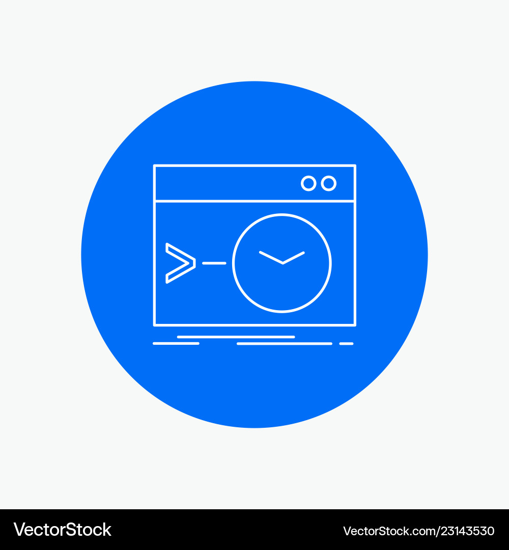 Admin command root software terminal white line Admin command root software terminal white line Vector Image