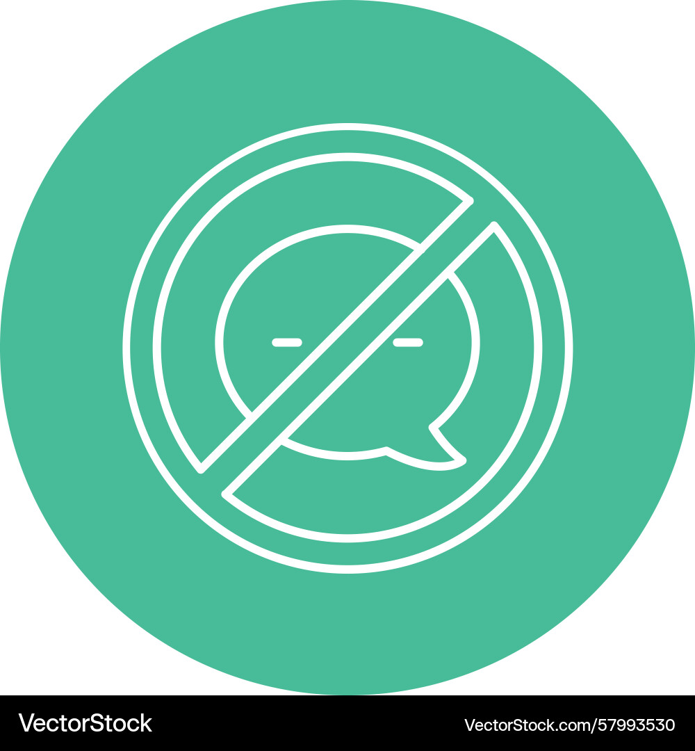 Empty Circle Line Vector Image
