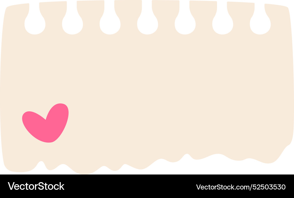Notes paper torn sheet Vector Image