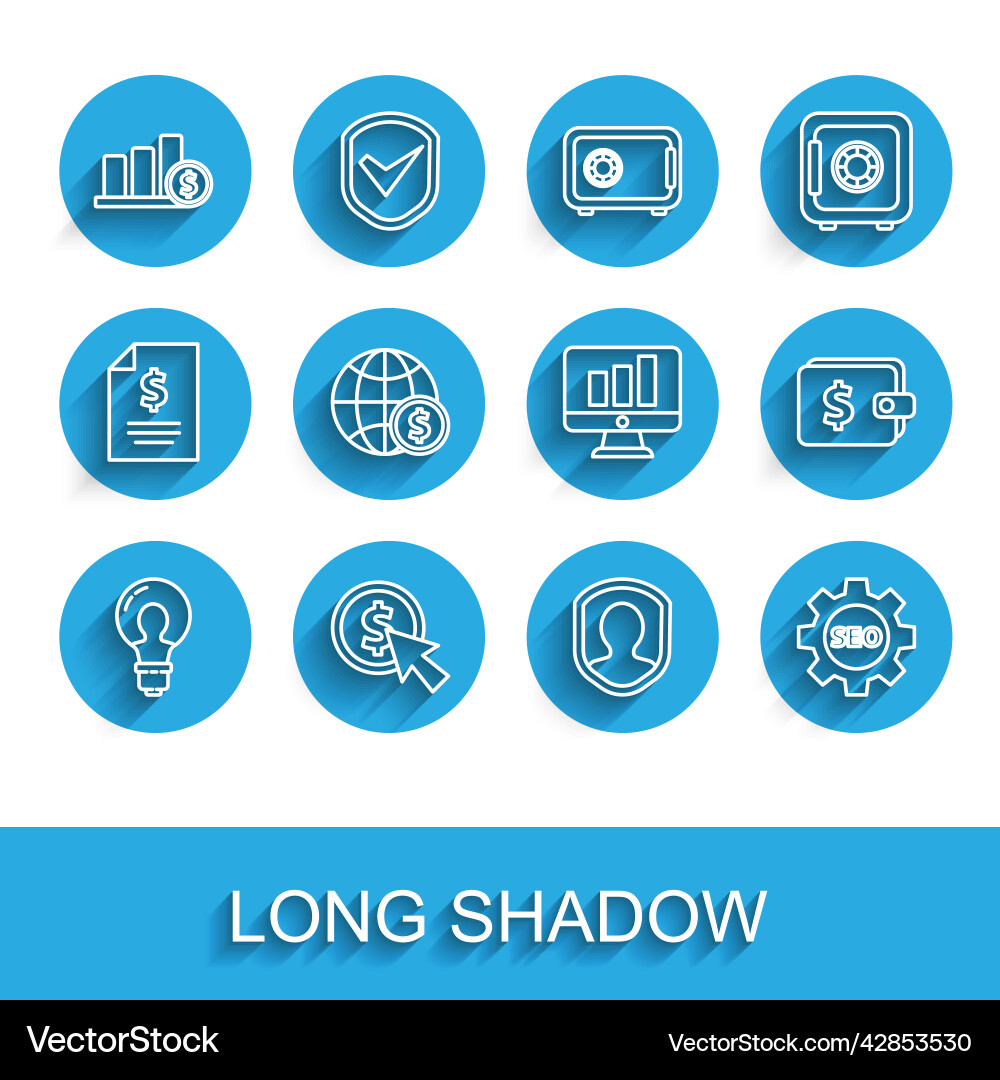 Set line light bulb with concept of idea cursor Set line light bulb with concept of idea cursor vector image