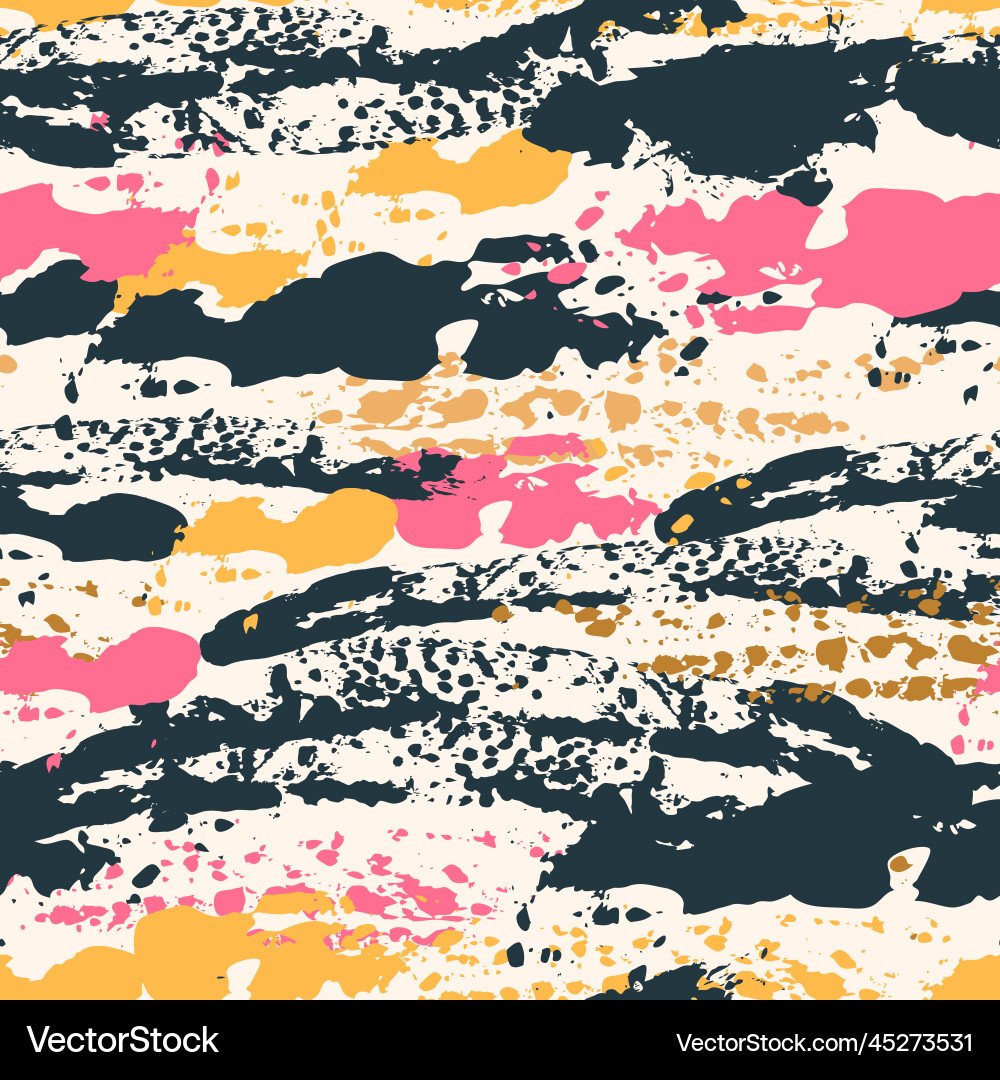 Abstract Brushstroke Pattern vector image