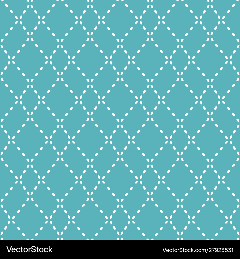 Abstract diamond shape seamless pattern vector image