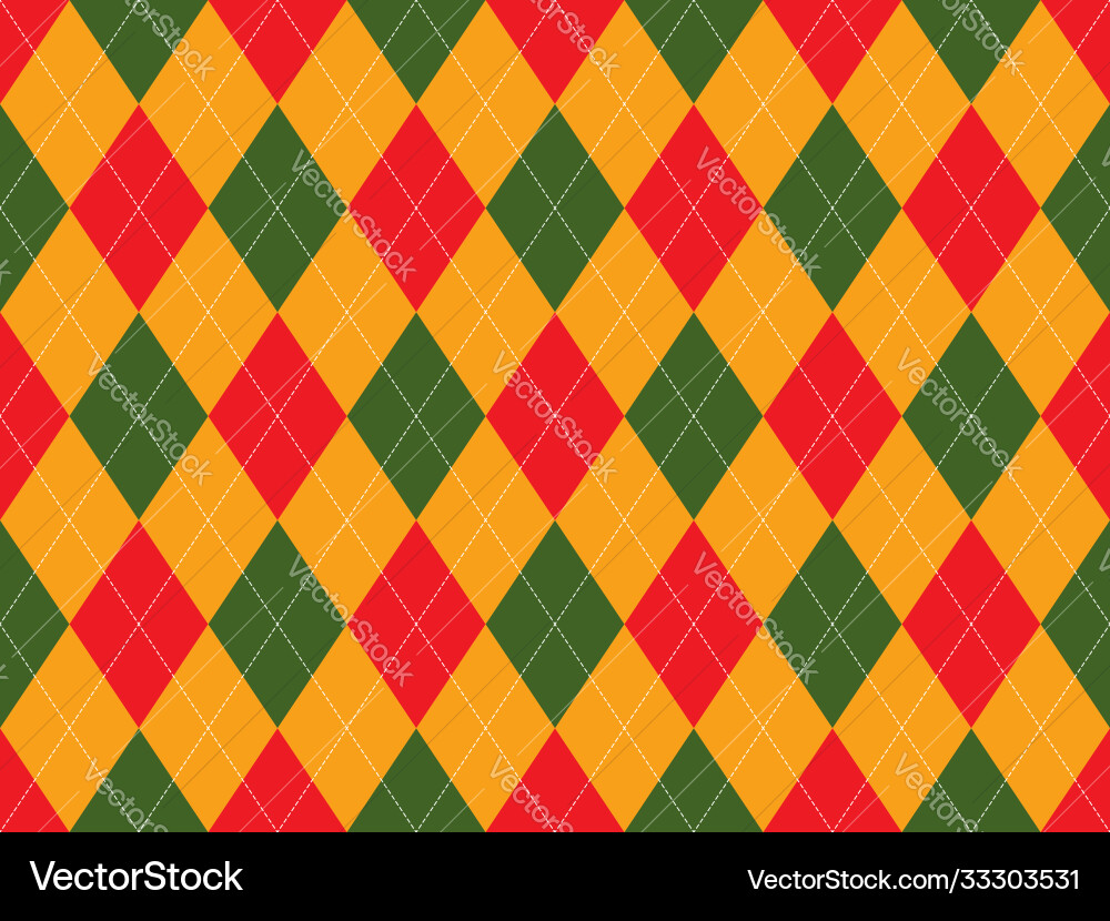 Argyle pattern seamless fabric texture background Argyle pattern seamless fabric texture background vector image