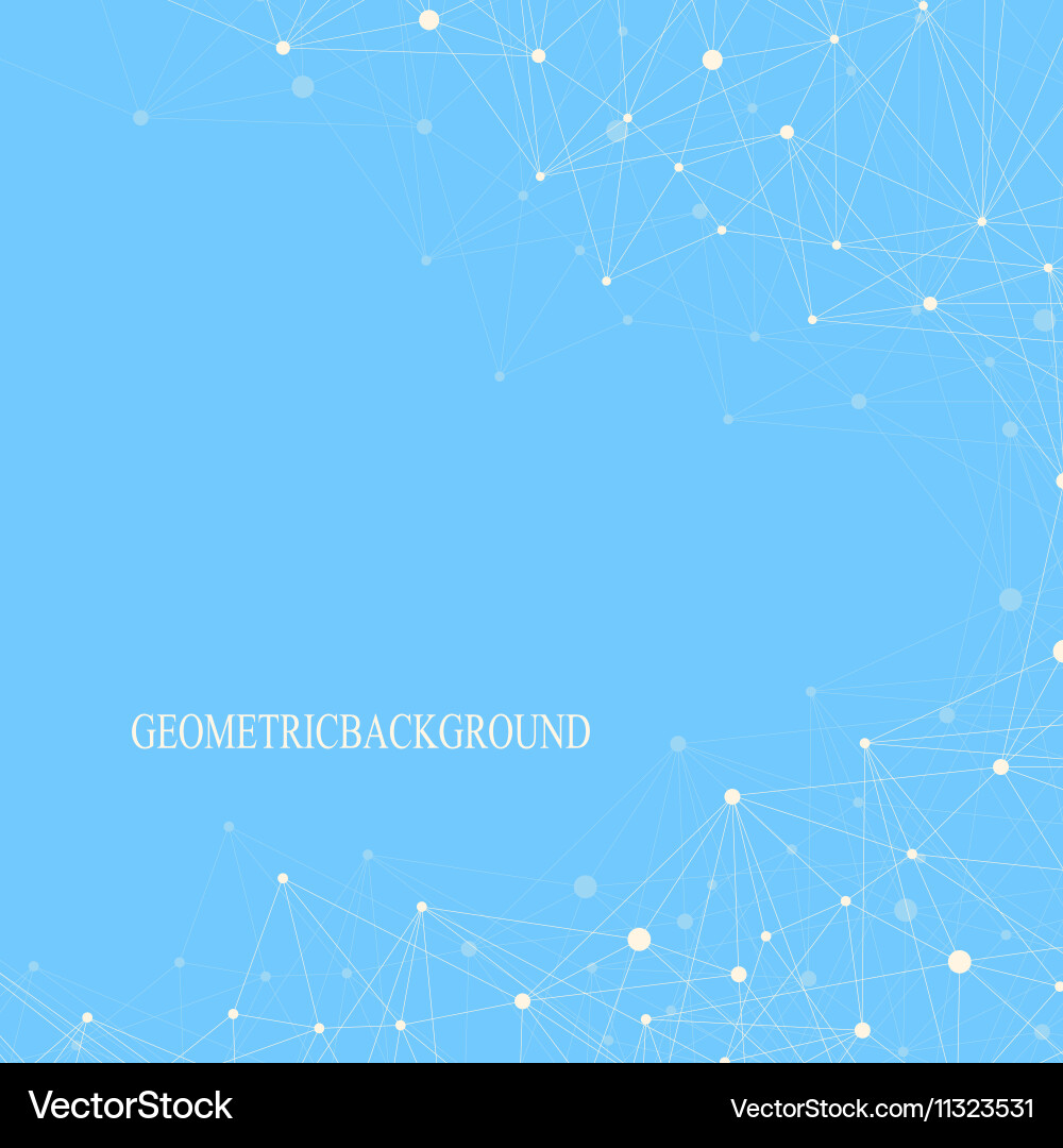 Big data complex graphic abstract background vector image