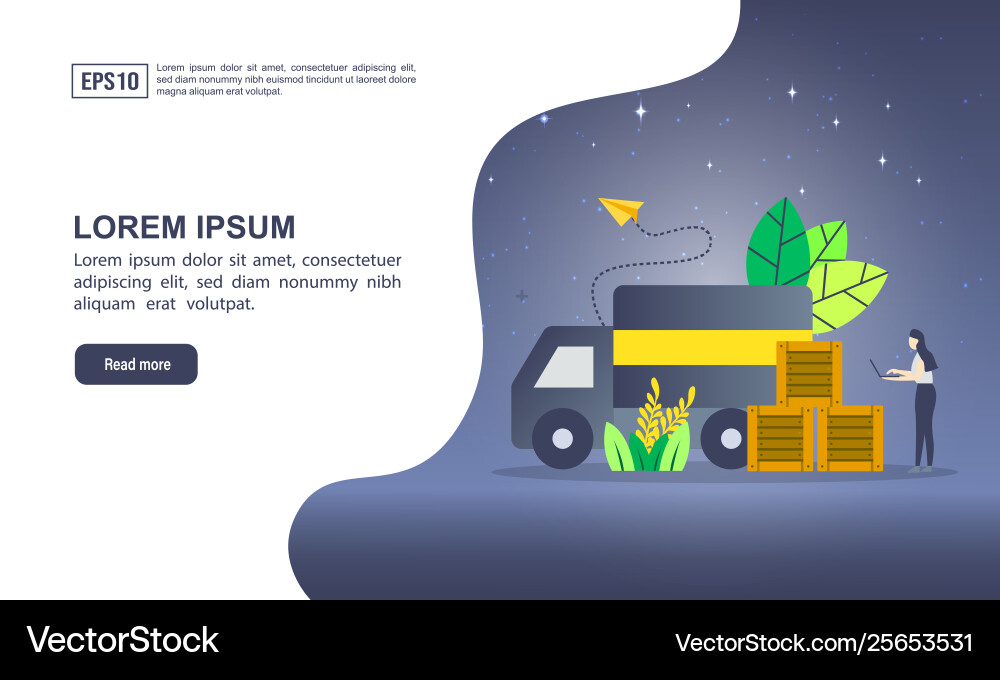 Concept logistic distribution with character Concept logistic distribution with character vector image