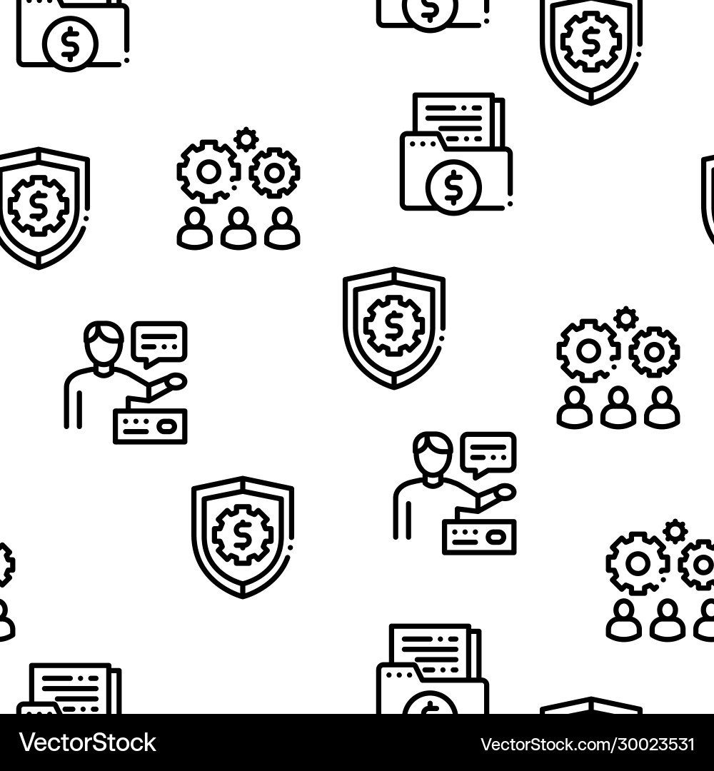 It manager developer seamless pattern It manager developer seamless pattern vector image