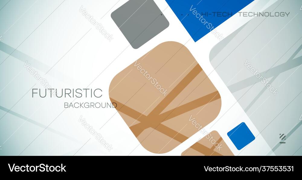 Minimal geometric background dynamic composition Vector Image