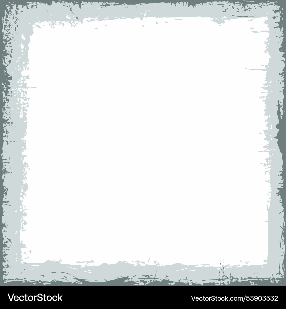 A distressed textured frame with square shape A distressed textured frame with square shape vector image