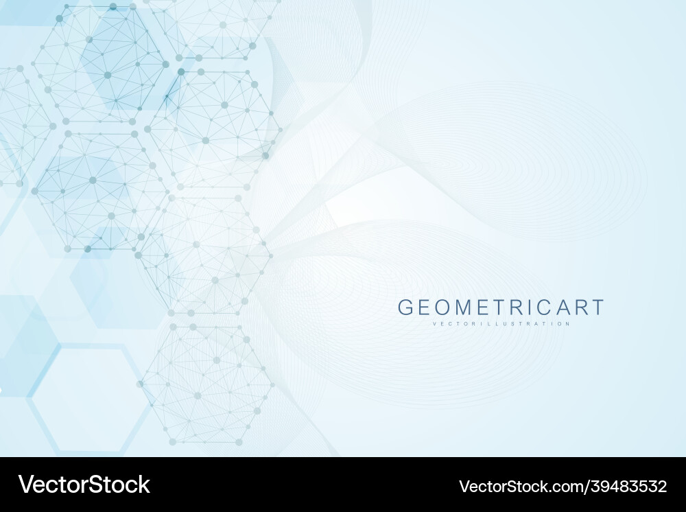 Science network pattern connecting lines and dots Science network pattern connecting lines and dots vector image