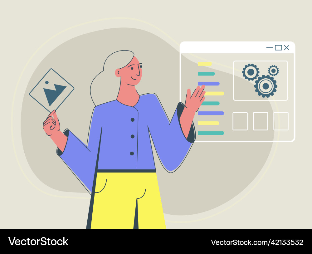 Ui ux Design Prozess der Erstellung von Website-Template Ui ux Design Prozess der Erstellung von Website-Template vektorbild